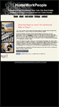Mobile Screenshot of homeworkpeople.com